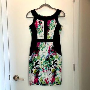Floral work dress